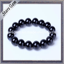 De Buena Calidad Pulsera de ágata negro para la joyería